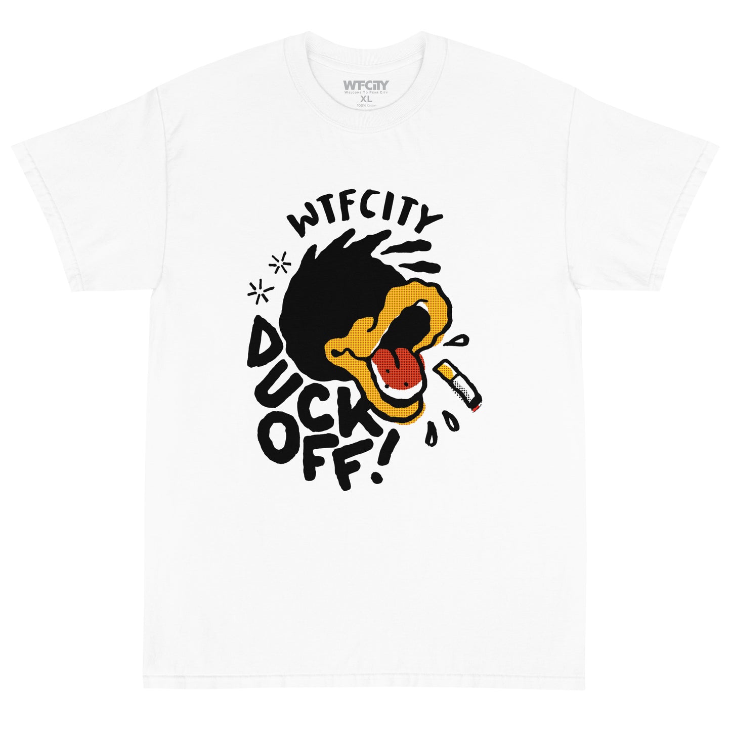 DUCK OFF! T-shirt design by WTFCITY